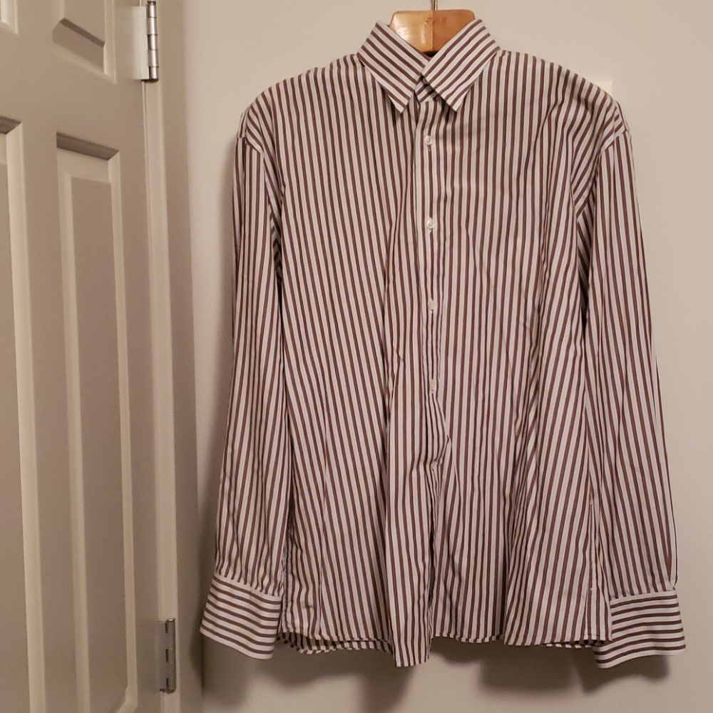 Faconnable Long Sleeve Botton Shirt